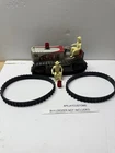 1 set tracks , 1 driver&stack  Marx Climbing Tractor Tin Litho  toy No 5 Dozer
