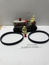 1 set tracks , 1 driver stack Marx Climbing Tractor Tin Litho toy No 5 Dozer