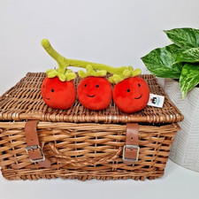 Jellycat Vivacious Tomato - With Tags - Tomato On Vine Vegetable Soft Toy 7”