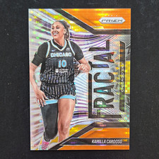 2025 WNBA Kamilla Cardoso Fractal Orange Pulsar Chicago Sky #10 11/75