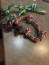 Feeko Heavy Duty Dog Rope Toys for Large Breed Aggressive Chewers, 2 Pack