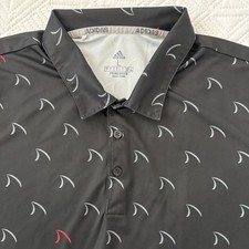 Adidas Men  s Primegreen Performance Polo 100 Recycled Polyester Black Size L