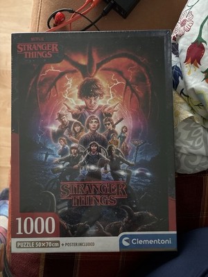 Stranger Things Puzzle 1000 Teile (Clementoni) Neu & Eingeschweißt Unbenutzt