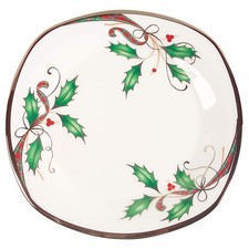 Lenox Holiday Nouveau Platinum Square Salad Plate 6795846