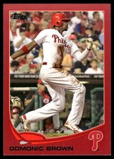 Domonic Brown 2013 Topps #625 Phillies MLB READ FREE SHIPPING AutographDen