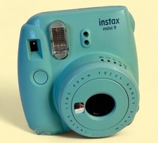 Fujifilm Instax Mini 9 Instant Camera - Ice Blue, 2.7x4.7x4.6