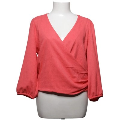 Costes Basic, Wickeltop, Größe: XL, C-BAS/STRUCTURE WRAP TOP, Rot #gty