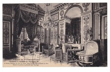 Palace of Fontainebleau, Bedroom of Napoleon I, France, DB Postcard Unposted