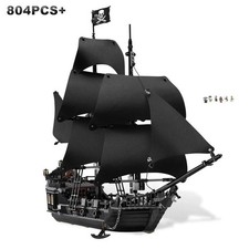 MOC Pirati dei Caraibi Nave Vendetta Nave da Guerra Black Pearl Barca a Vela Costruzione