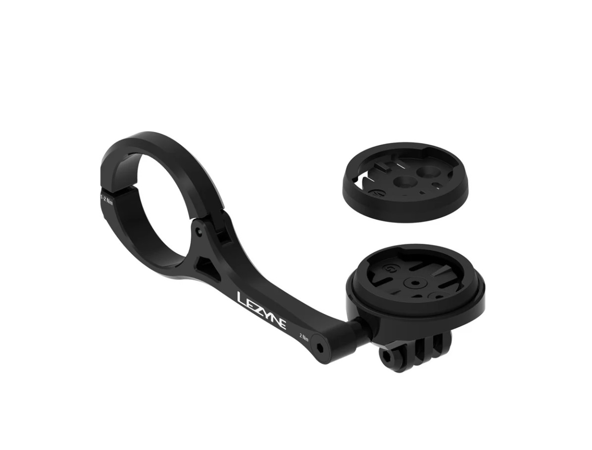 Lezyne GARMIN/WAHOO GPS Forward Computer Mount With GoPro Mo