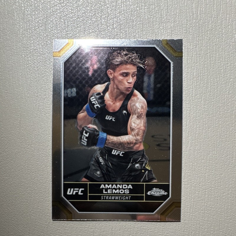 Topps Chrome UFC MMA Amanda Lemos Sports Trading Card #14 Base Set