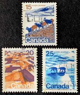 Canada 1972/76 Mi507 9 Landschaftsbilder Briefmarke Stamp Timbre Sello used