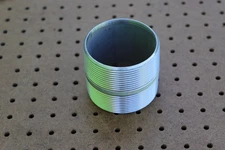 STAINLESS STEEL SS 304 3" X 3" SCH 40 BARREL PIPE NIPPLE THREADED 