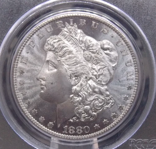 1880 "S" Morgan SILVER Dollar $1 PCGS MS66 #918 GEM BU Uncirculated ECC&C, Inc.