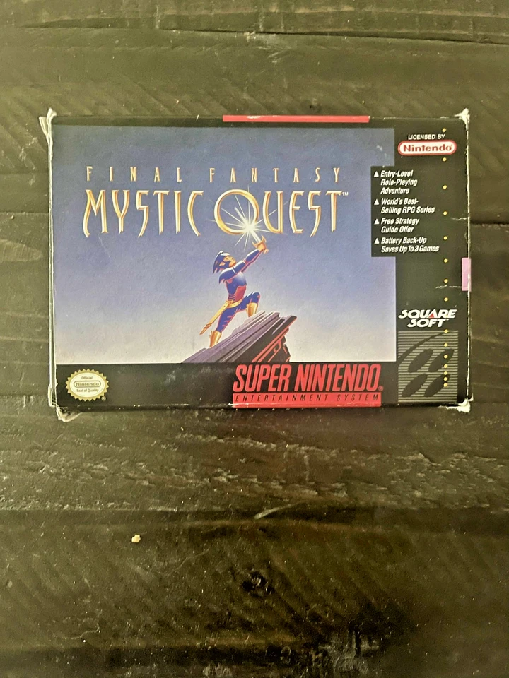 Final Fantasy Mystic Quest  Super Nintendo Snes Complete With Manual And Map - Image 2 of 4