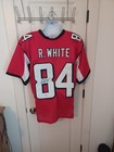 New Roddy White Signed NFL  Atlanta Falcons Red Football Jersey (Beckett) Red  — photo 2