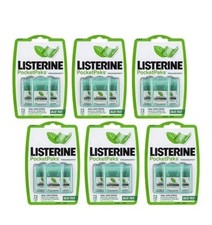 Listerine PocketPaks Freshburst Mint Breath Strips 72 Sugar-Free Exp 12/2028