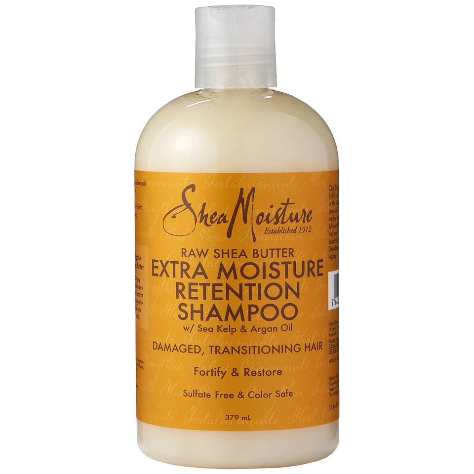 Shea Moisture Raw Shea Butter Moisture Retention Shampoo 379ml - Photo 1/1