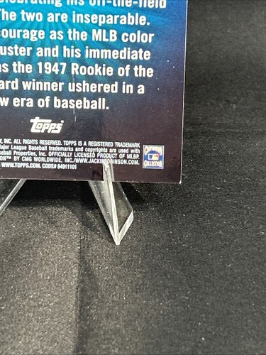 2011 Jackie Robinson Topps Value Box Chrome Refractor Dodgers - Picture 8 of 10