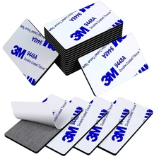 56Pcs Heavy Duty Double Sided Adhesive Pads, 3Mm Thick Black Foam Mounting Tape 