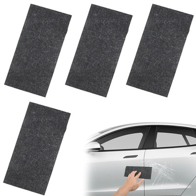 4 Stück Nano Sparkle Tuch Auto Kratzer - Magic Car Scratch Remover