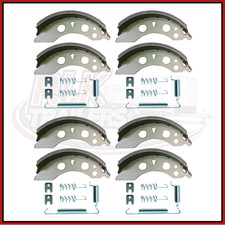 2 x Achssätze 200x50 Bremsschuhe für 8" ALKO 2050 2051 Trommel Wohnwagen Anhänger