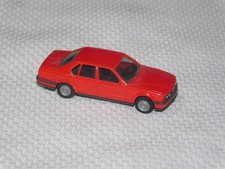 HERPA BMW 735I LIMOUSINE RED PLASTIC HO 1:87 scale RARE