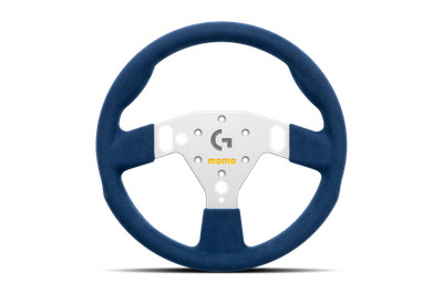Genuine MOMO x Logitech G SIM GT 320 BLUE Microfibre 320mm Steering Wheel