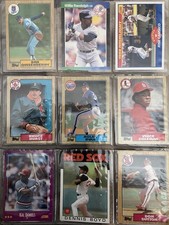 Vintage 9-card baseball lot featuring Nolan Ryan, Jose Canseco, Vince Coleman