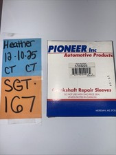 (1) Pioneer Inc Part Number 5164225 Crankshaft Repair Sleeve NOS OEM. USA Made