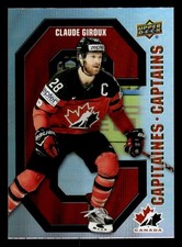 2021-22 Upper Deck Tim Hortons Team Canada #CC-4 Claude Giroux Canada's Captains