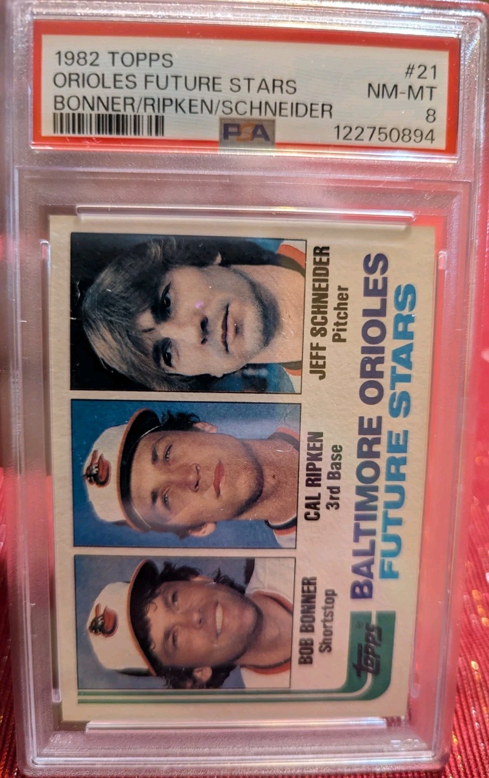 1982 Topps #21 Cal Ripken Jr. PSA 8 Rookie Card Baltimore Orioles HOF