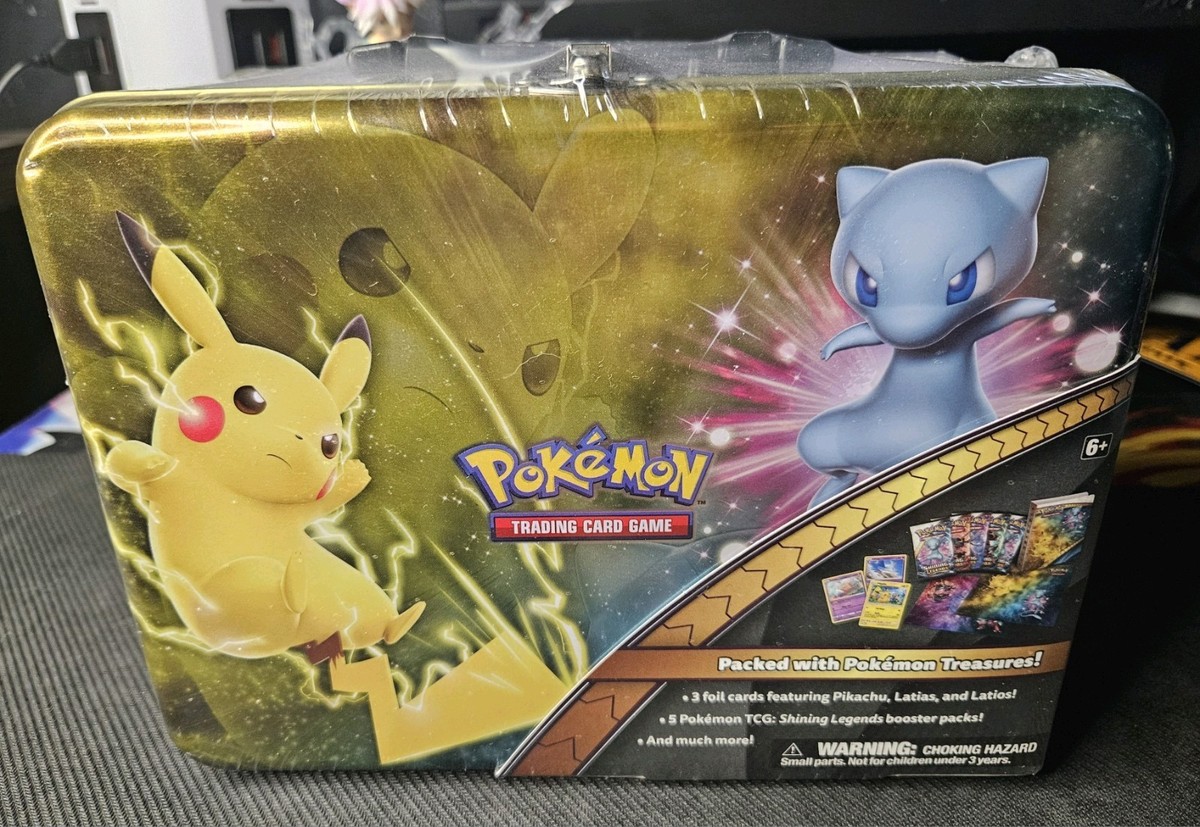 Pokémon TCG 2017 Shining Legends Collector's Chest Tin Lunch Box 5