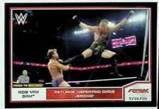 2014 TOPPS WWE ROAD TO WRESTLEMANIA #25 ROB VAN DAM BASE CARD NM