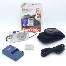 Canon PowerShot ELPH 300 HS 12.1 MP Digital Camera - Silver w/ Accessories