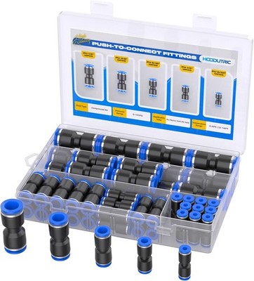 50PCS Quick Connect Air Hose Fittings 5/32 to 1/2 Inch Kit