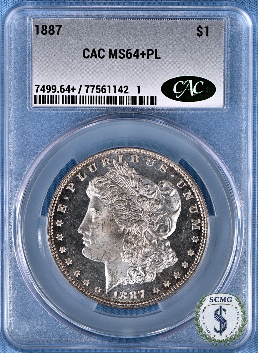 MS 64 Graded 1887 Year Morgan US Dollars (1878-1921) for sale | eBay