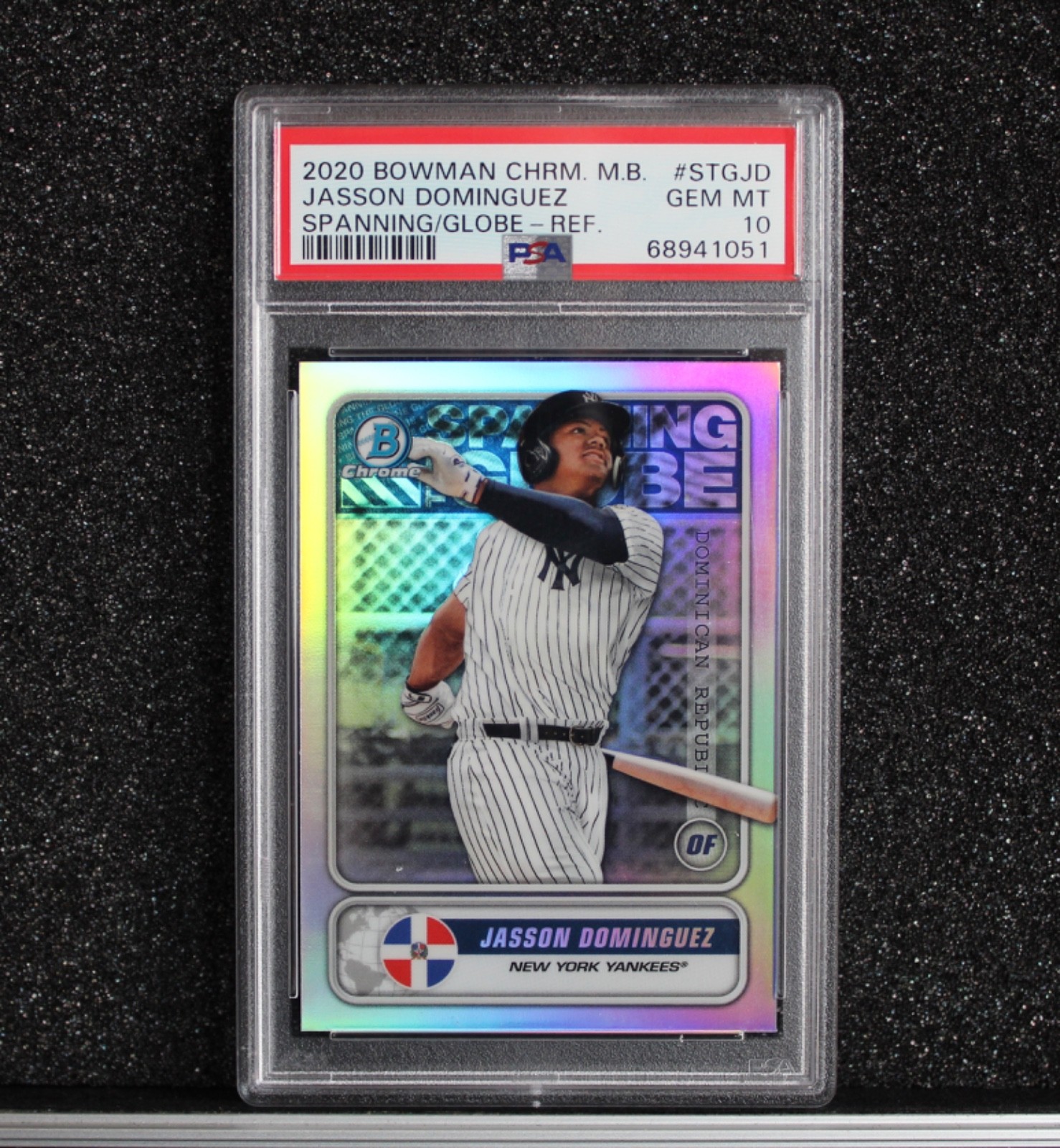 2020 Bowman - Spanning the Globe Chrome Jasson Dominguez #STG-JD Mojo Refractor