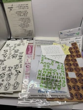 Lot Of 100+ Scrapbooking Stickers Words, Sayings, ABC, & Many More