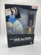 Roxio Easy VHS to DVD for Mac VHS Hi8 V8 Video to DVD or Digital Converter
