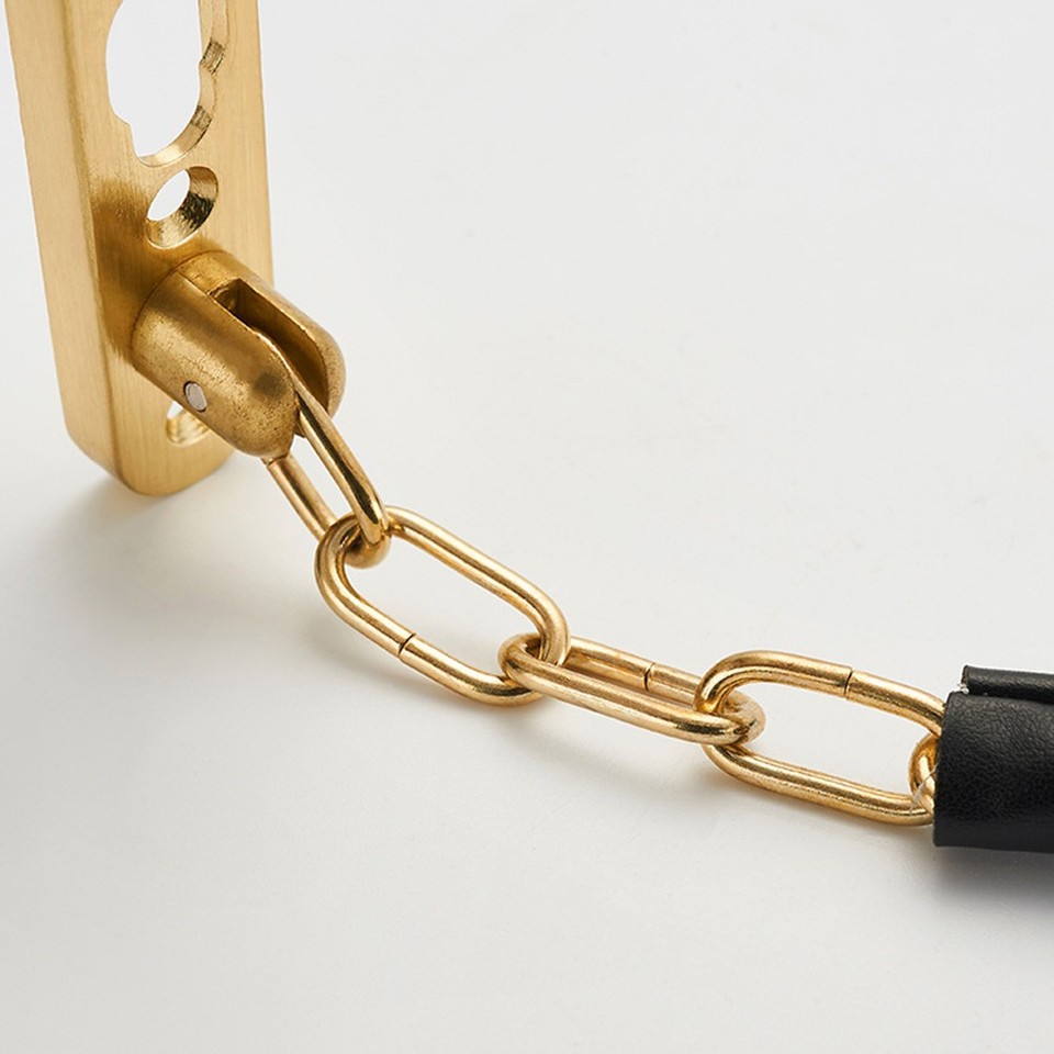 Reusable Door Chain Metal Lock with Fasteners for Door Ventilation ...