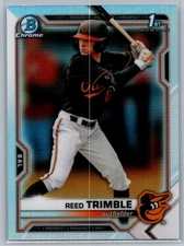 2021 Bowman Draft Sapphire 1st #BDC-144 Reed Trimble  Baltimore Orioles