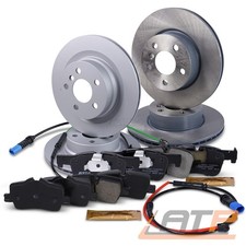 BREMSSCHEIBEN BELÜFTET + BELÄGE + WARNKONTAKT VORNE HINTEN FÜR BMW 3-ER 18-