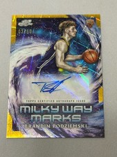 2024 Topps Chrome Cosmic Milky Way Marks Gold Brandin Podziemski RC Auto  /50