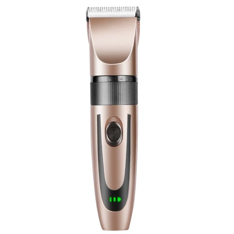 Rechargeable Pet Hair Clipper, Low Noise, Ceramic Blade,Washable,R-Shaped Design
