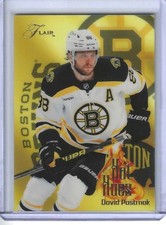 2025-26 UD FLAIR HOCKEY HOT ONES #2 DAVID PASTRNAK SP BOSTON BRUINS