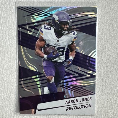 2025 Panini Revolution Aaron Jones Minnesota Vikings /49 Purple Color Match