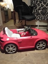Kids ride on car - Audi TT RS electric red car, battery powered, toy vehicle
