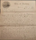 1866 Civil War POW Letter – USS Clifton Capture, Sabine Pass, Navy Inquiry