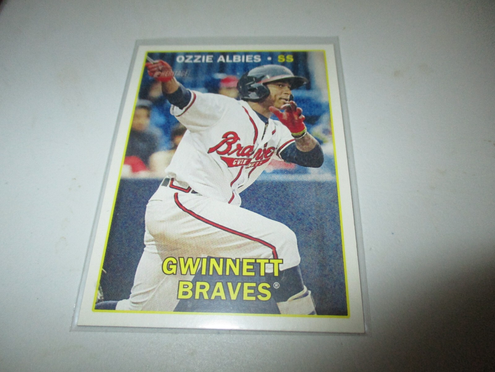 Ozzie Albies 2016 Topps Heritage Minor League #28